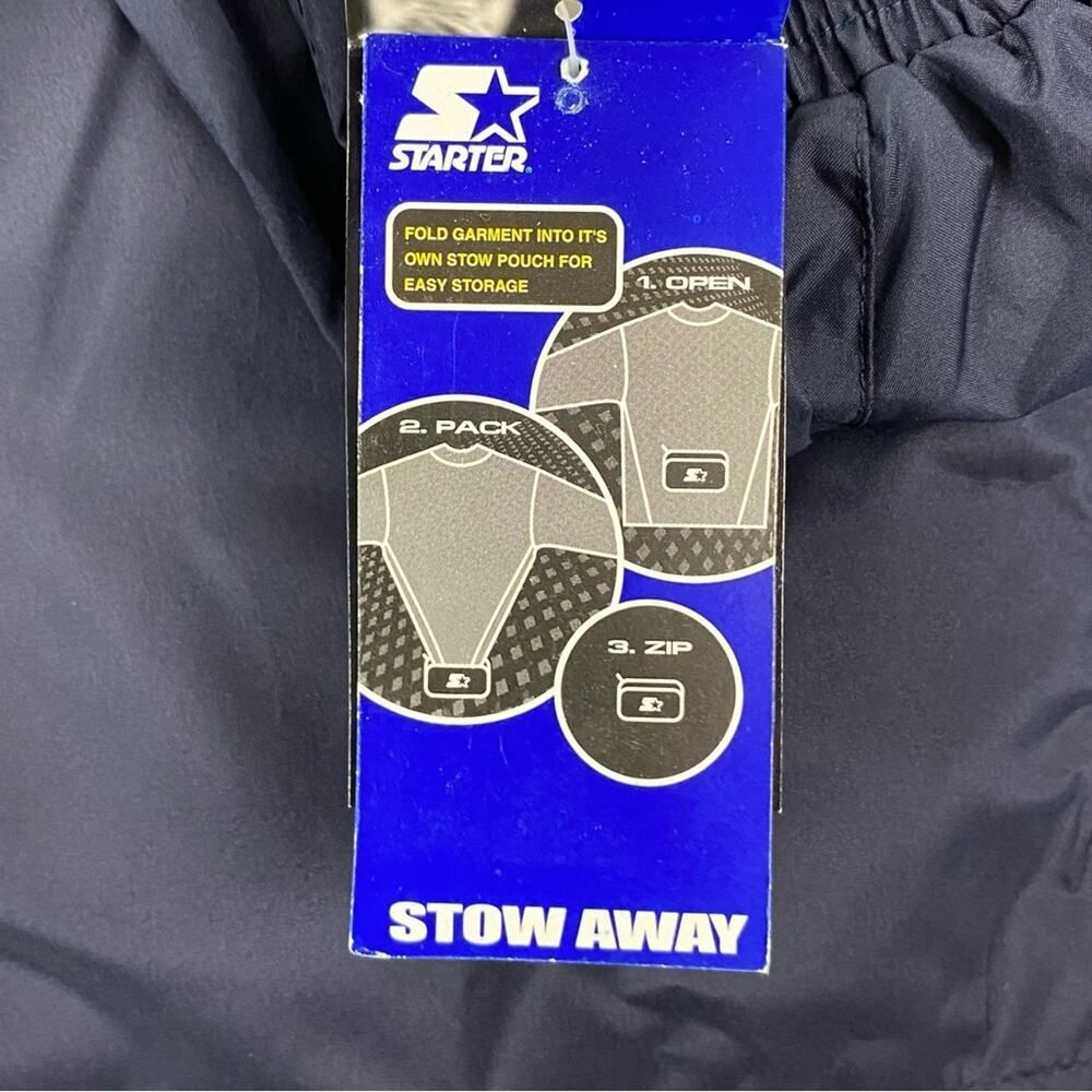 Starter Windbreaker 3M Reflective Stow Away Men's Full Zip Jacket   -  Size: XL - Picture 13 of 15